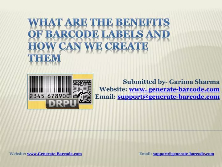 submitted by garima sharma website www generate barcode com email support@generate barcode com