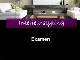 interieurstyling