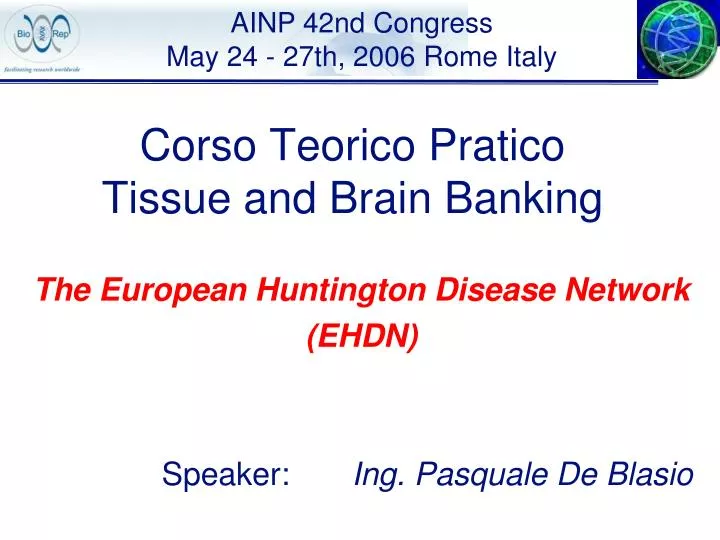 corso teorico pratico tissue and brain banking