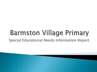 Barmston Village Primary