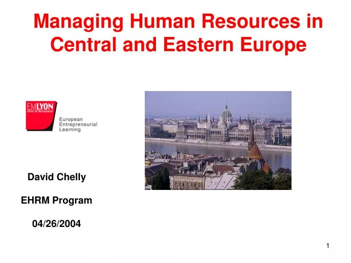 managing human resources in central and eastern europe