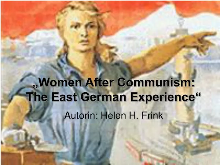 women after communism the east german experience