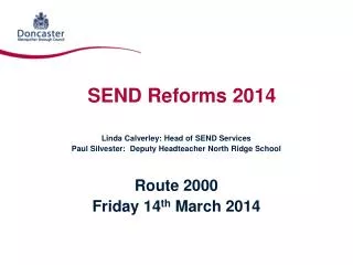 SEND Reforms 2014
