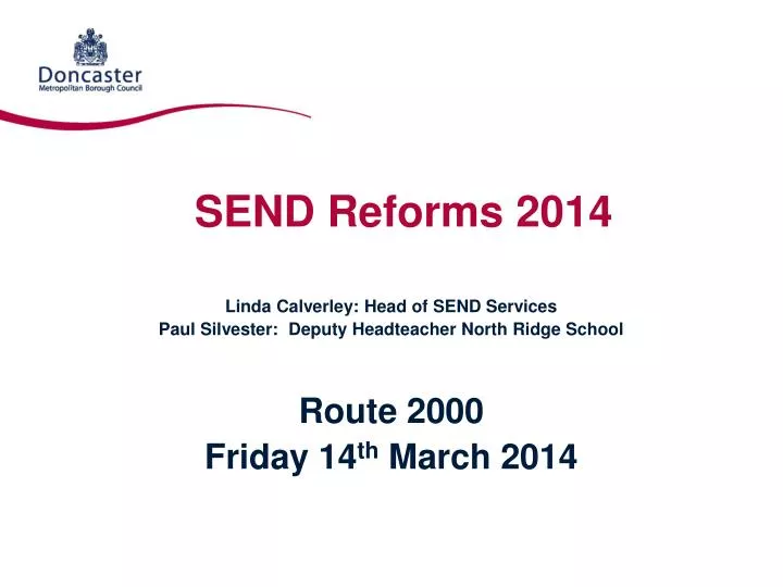 send reforms 2014