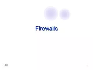 Firewalls