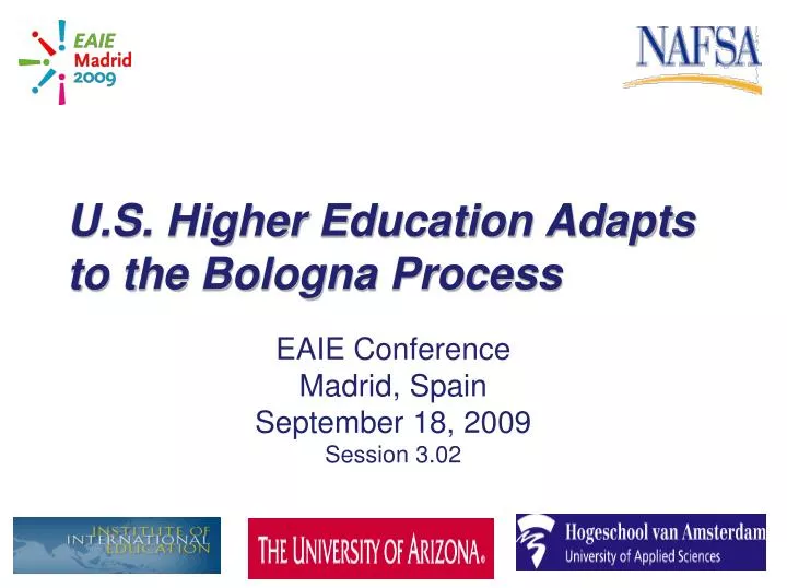 u s higher education adapts to the bologna process