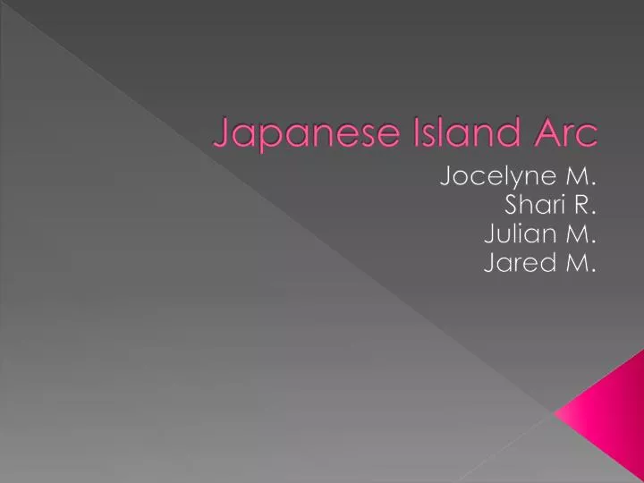 japanese island arc