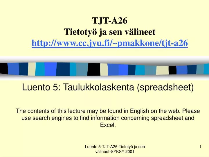 tjt a26 tietoty ja sen v lineet http www cc jyu fi pmakkone tjt a26