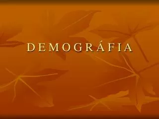 d e m o g r f i a