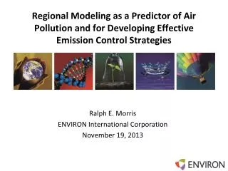 Ralph E. Morris ENVIRON International Corporation November 19, 2013