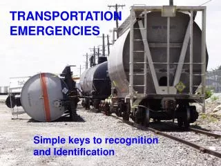 TRANSPORTATION EMERGENCIES