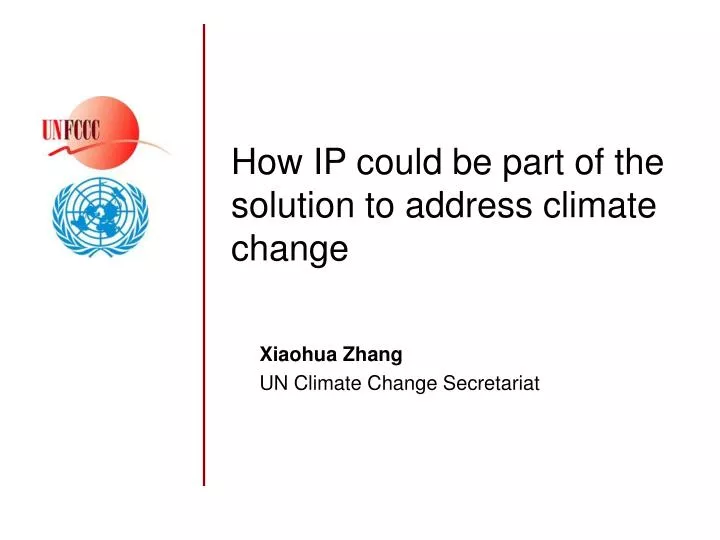 how ip could be part of the solution to address climate change