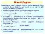 Normal Dağılım - slide 1