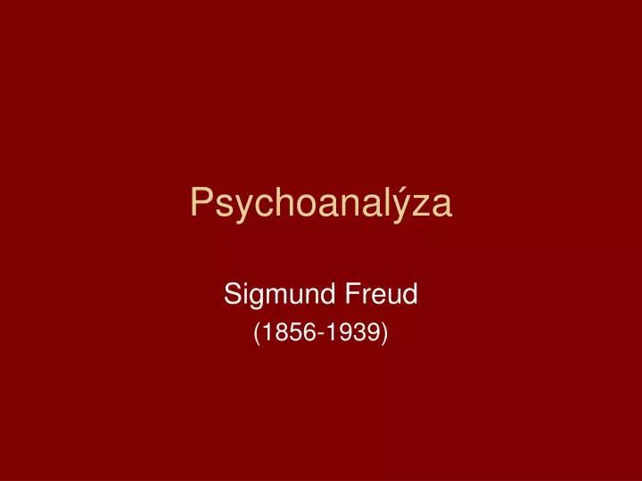 psychoanal za