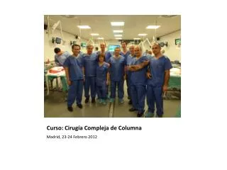 curso cirug a compleja de columna