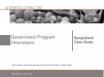 Government Program Innovations - slide 1