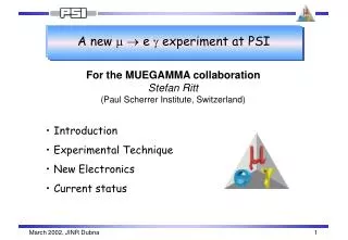 A new m ? e g experiment at PSI