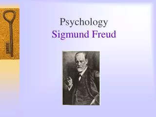 Psychology Sigmund Freud