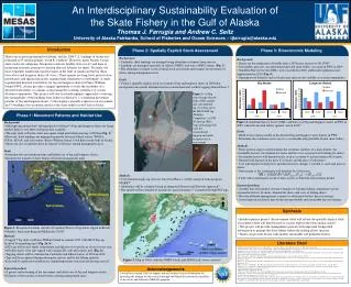 An Interdisciplinary Sustainability Evaluation of the Skate Fishery in the Gulf of Alaska