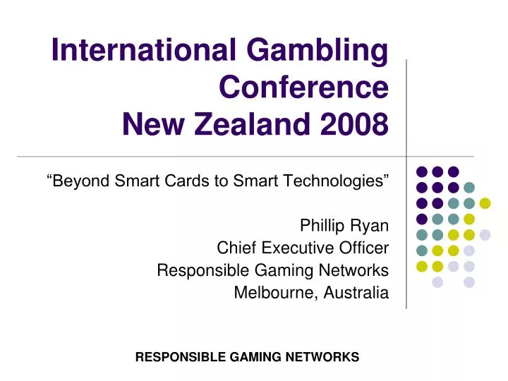 international gambling conference new zealand 2008