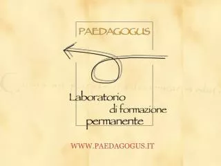 WWW.PAEDAGOGUS.IT