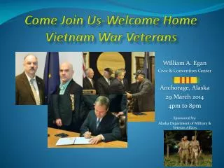 Come Join Us-Welcome Home Vietnam War Veterans