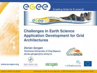 Challenges in Earth Science Application Development for Grid Architectures