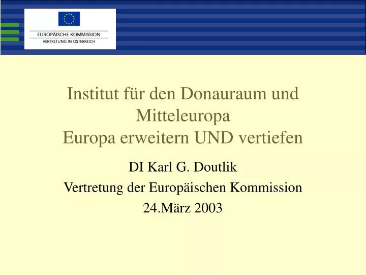 institut f r den donauraum und mitteleuropa europa erweitern und vertiefen