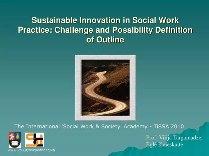 sustainable innovation in social work practice challenge and possibility definition of outline