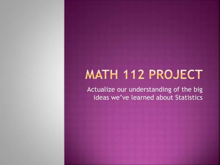 math 112 project