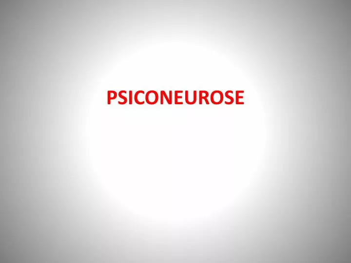 psiconeurose