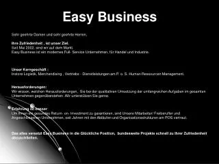 easy business