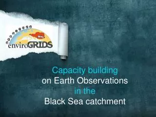 Capacity building on Earth Observations in the Black Sea catchment