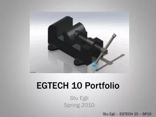 EGTECH 10 Portfolio