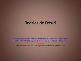 teorias de freud