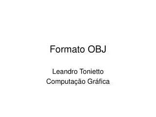 formato obj