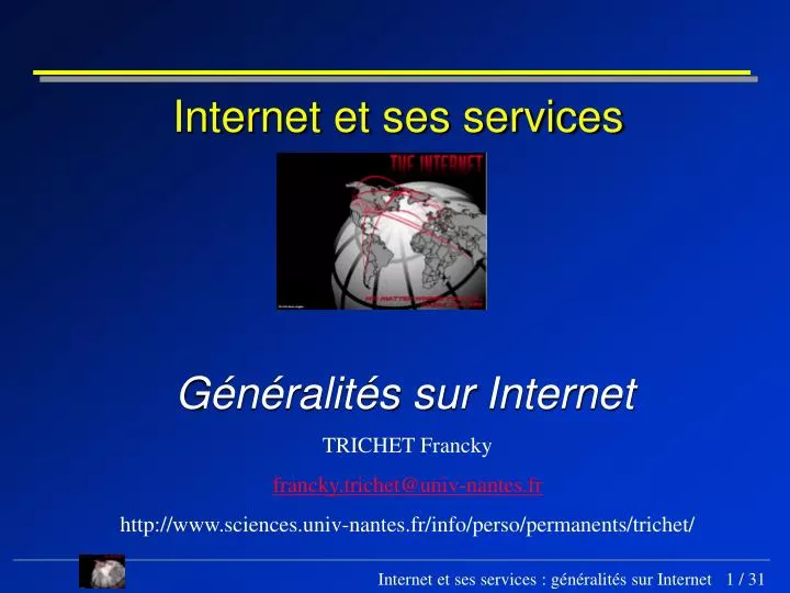 internet et ses services