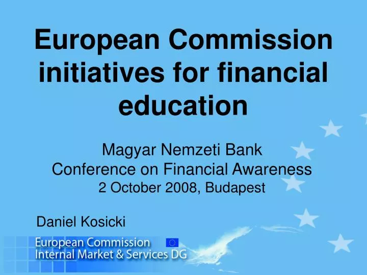 european commission initiatives for financial education