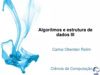 algor tmos e estrutura de dados iii
