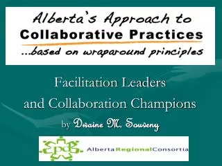 Facilitation Leaders and Collaboration Champions by Dwaine M. Souveny