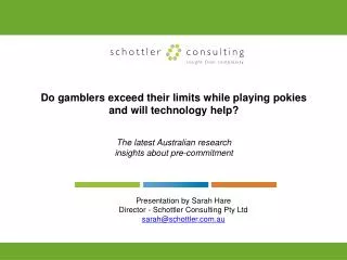 Do gamblers exceed their limits while playing pokies and will technology help?