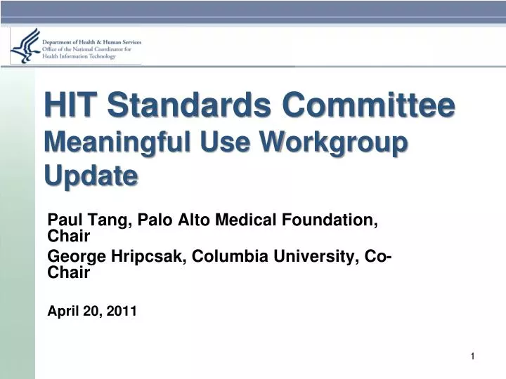 hit standards committee meaningful use workgroup update