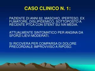 caso clinico n 1