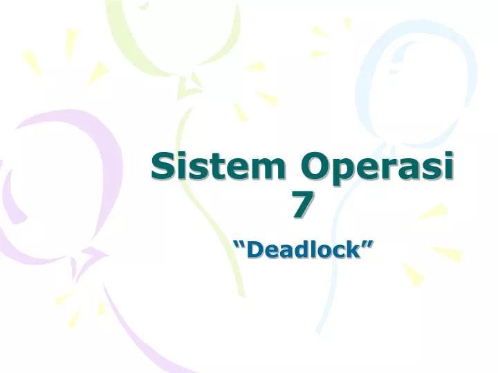 sistem operasi 7