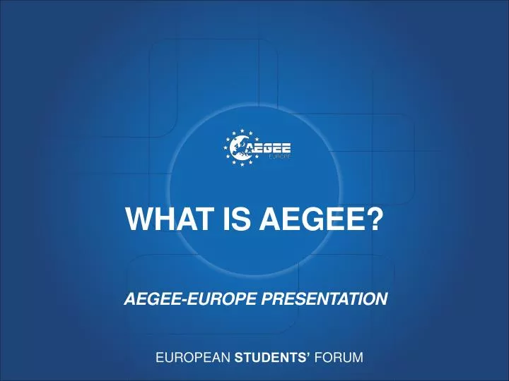 what is aegee