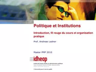 prof andreas ladner master pmp 2010
