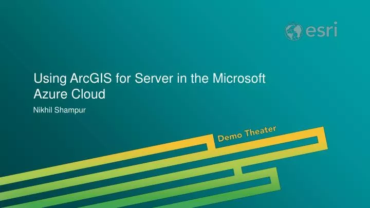 using arcgis for server in the microsoft azure cloud