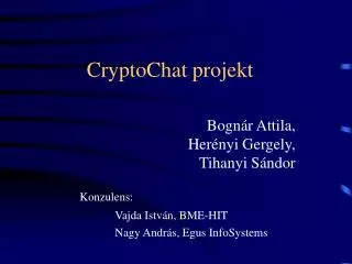 cryptochat projekt