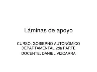l minas de apoyo