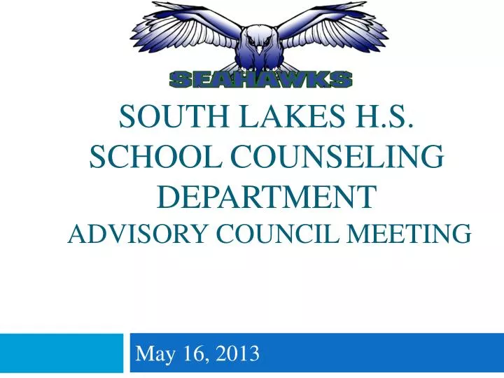 south lakes h s school counseling department advisory council meeting